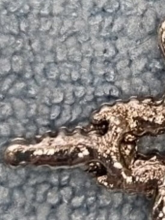 Large Auth Zuni Cross Pendant Chain Sterling Silver Turquoise Needlepoint - Picture 9 of 10